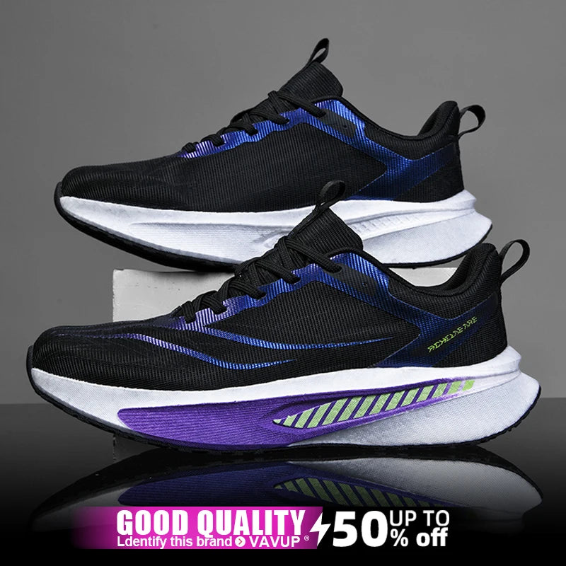 Specialty Men Running Shoes Carbon Board Sports Breathable Lightweight Women's Comfortable Athletic Nonskid Marathon Sneakers