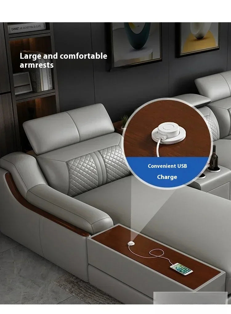 Milano Leather Sofa — Designer Collection