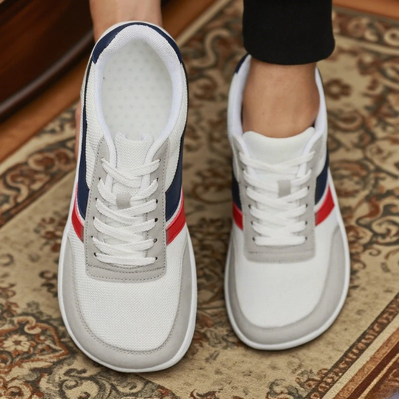 Men's Wide Barefoot Shoes Minimalist Breathable Comfortable Trail Walking Shoes Summer New Light Slip on Soft Man Sneakers 2025
