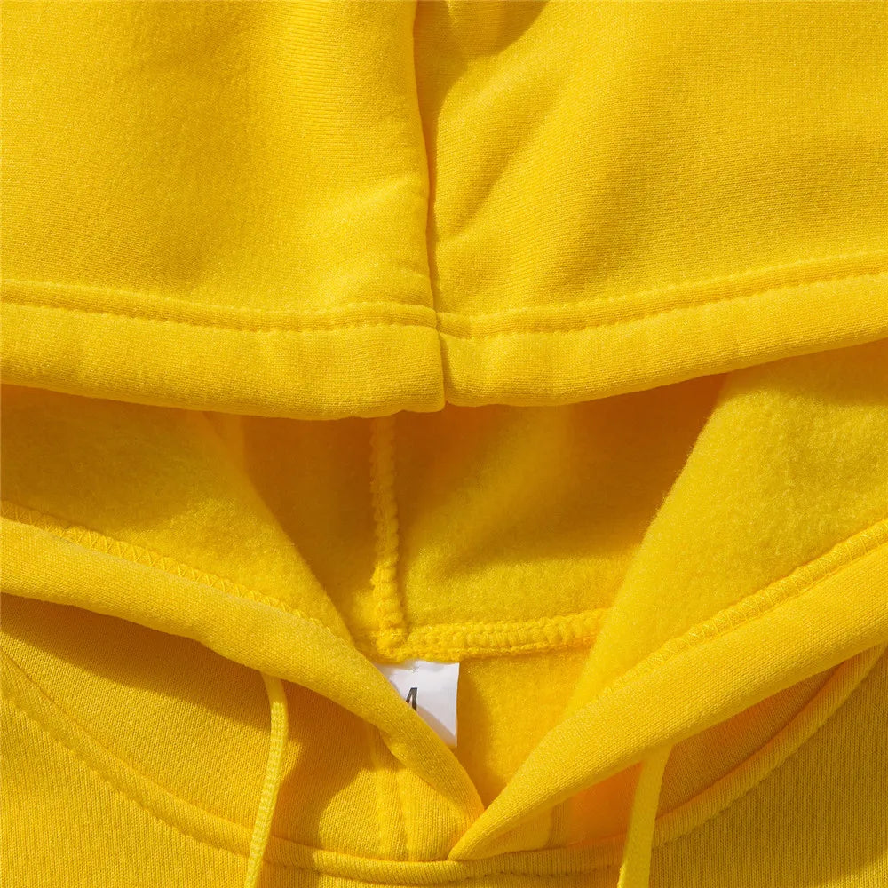 Men's Hoodies Women's Pullover Spring Autumn Casual Hoodie Sweatshirts Solid Color Hoodies Oversize Black Sweatshirt For Male