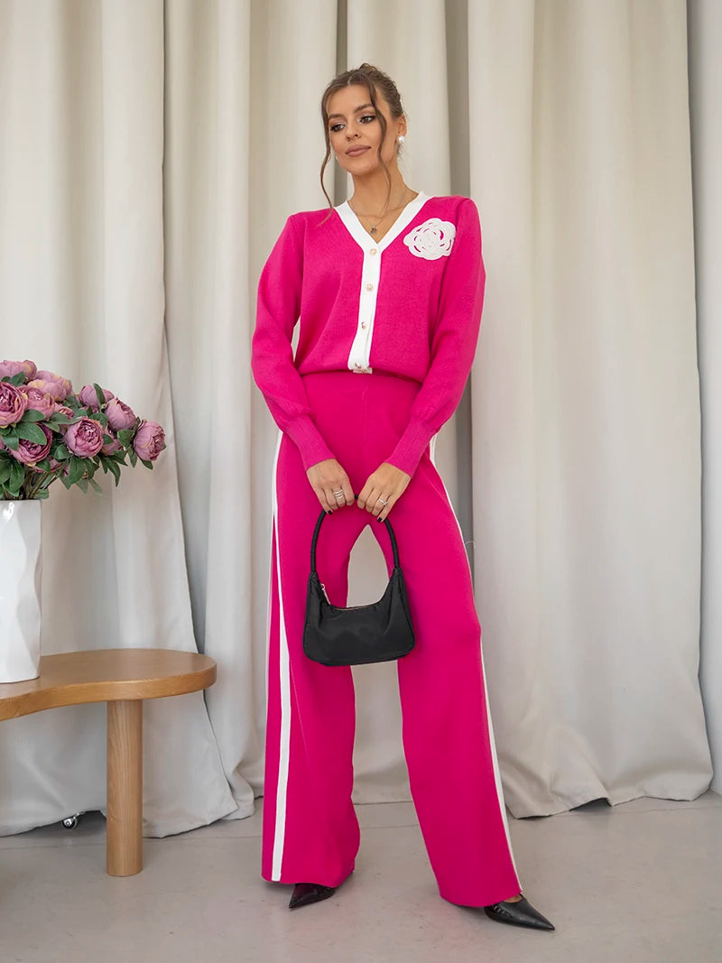 Rita Pajamas | Women Knitted Suit | Two Piece Tracksuit for Women