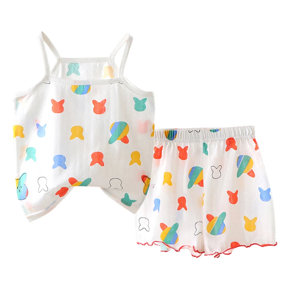 2025 Girl Ruffles Sleepwear