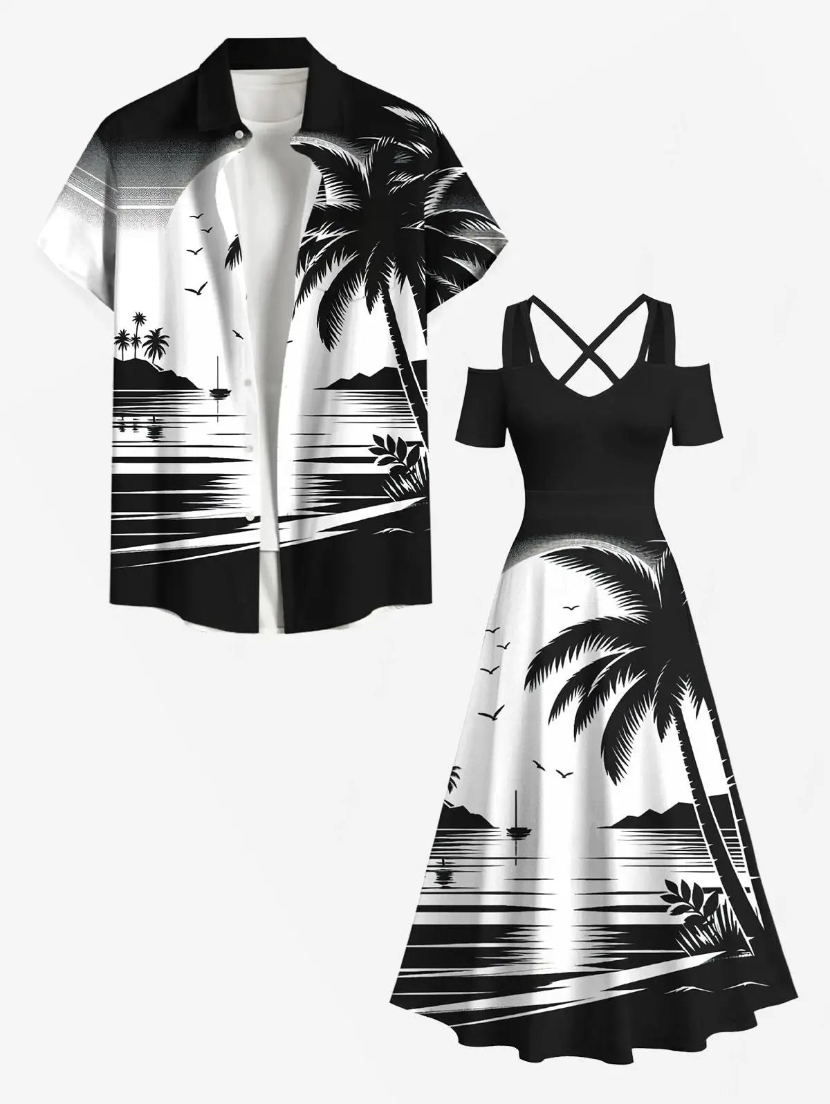 ROSEGAL Matchable Couple Hawaiian