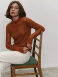 Classic Mohair Knitted Sweater Top for Women - Spring and Summer Fashion Loose Fit O-neck