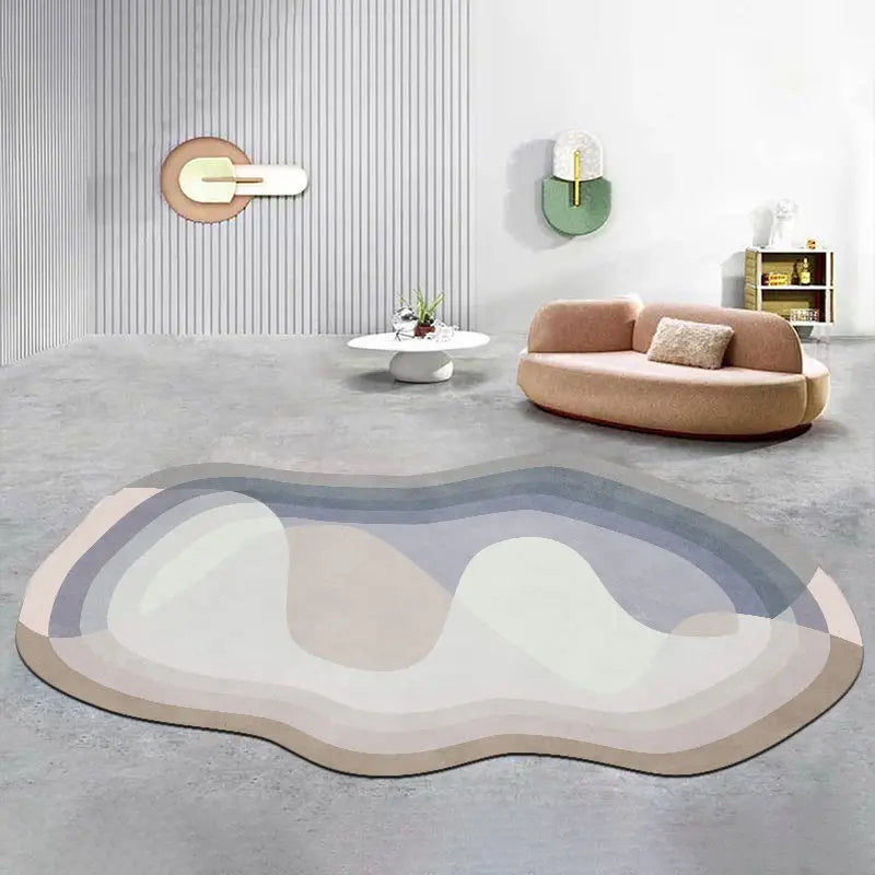 Modern Minimalist Irregular Living Room Decoration Carpet Home Decor Bedroom Bedside Rug Large Area Mat Non-slip Washable Rugs