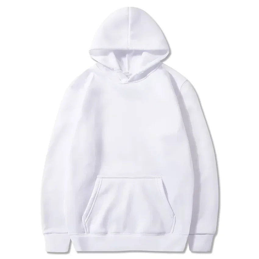 Men's Brand Monochrome Casual Top - Hip-hop Hoodies for Men and Women - Sportswear in Red, Black, Gray, Pink - Fashionable Autumn Wear