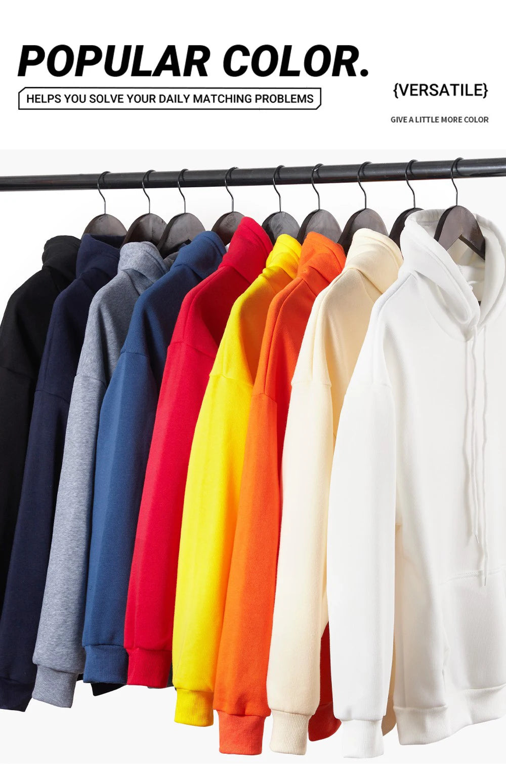 Solid Hoodies Suit Men