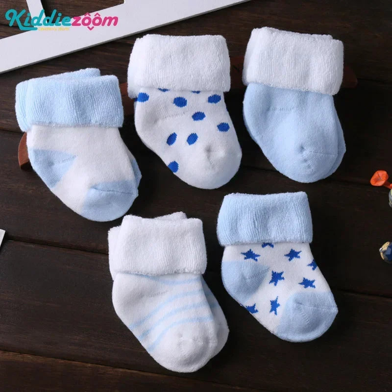 5Pairs/lot unisex Non-Skid Baby