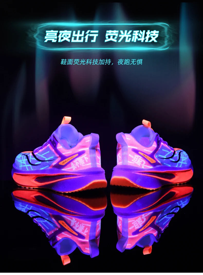 Specialty Men Running Shoes Carbon Board Sports Breathable Lightweight Women's Comfortable Athletic Nonskid Marathon Sneakers