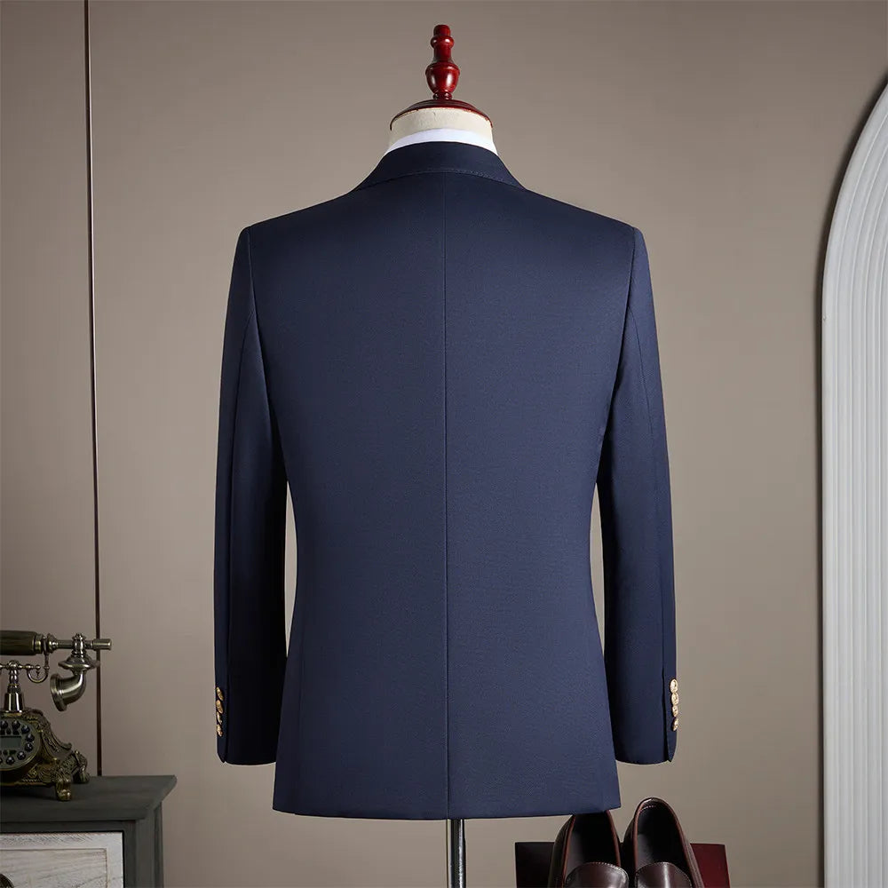 High-end men's wedding party