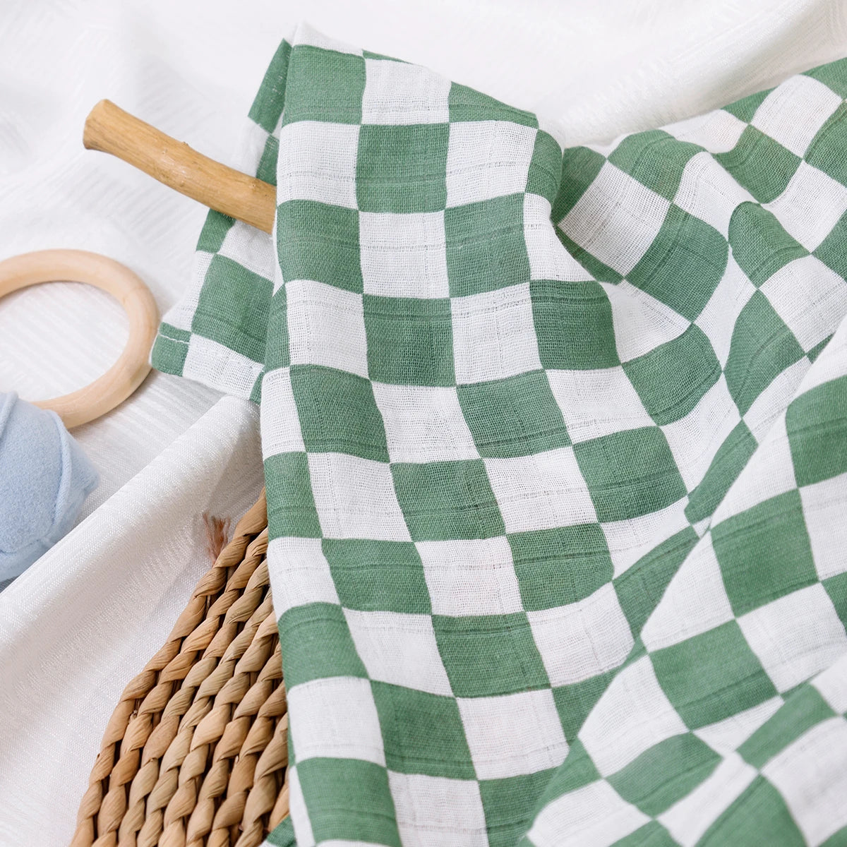 120*110CM Baby Muslin Blanket Super Soft Baby Wrap For Newborn