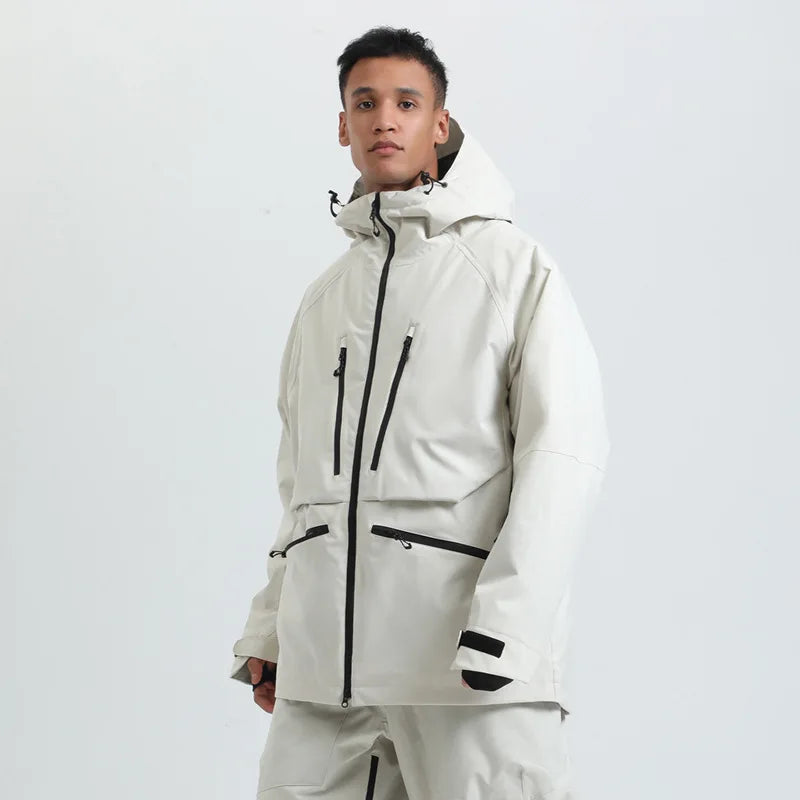 Gsou Snow Outdoor Sport New Winter Warm Men And Women's Snowboard Coats Waterproof Breathable Skiing Jacket Snowboard Wear