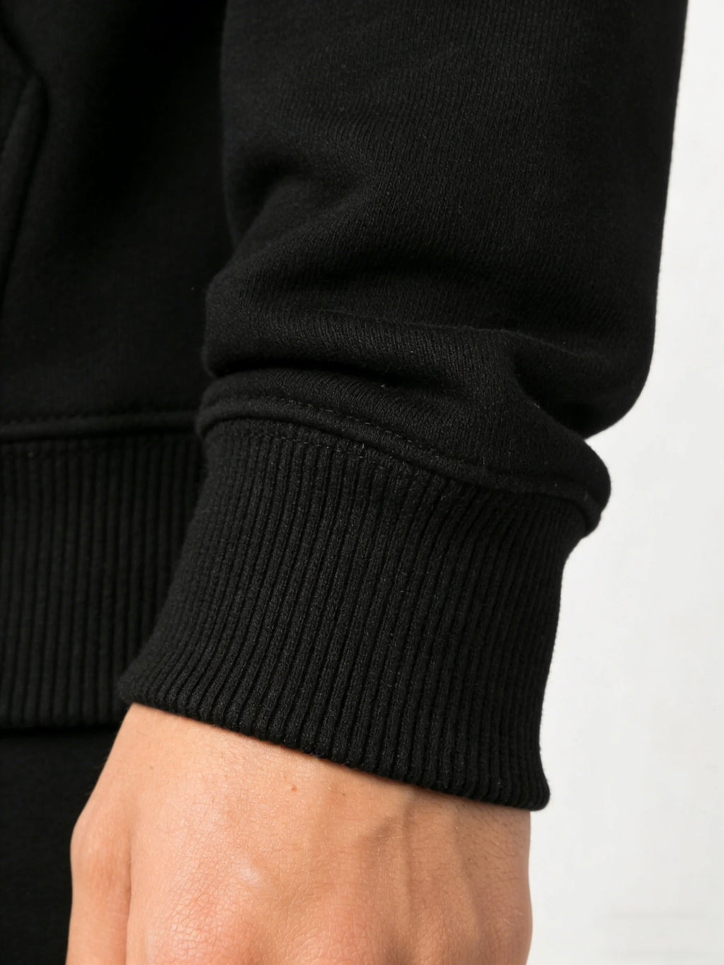 NOT FRIENDLY Men's Hoodie, Black, White Text, Regular Fit, Statement Outfit