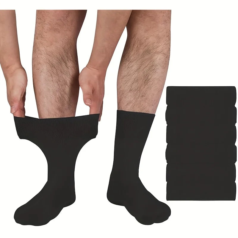 6 Pairs of Comfortable Cotton Diabetic Socks for Men and Women - No Elastic Waistband