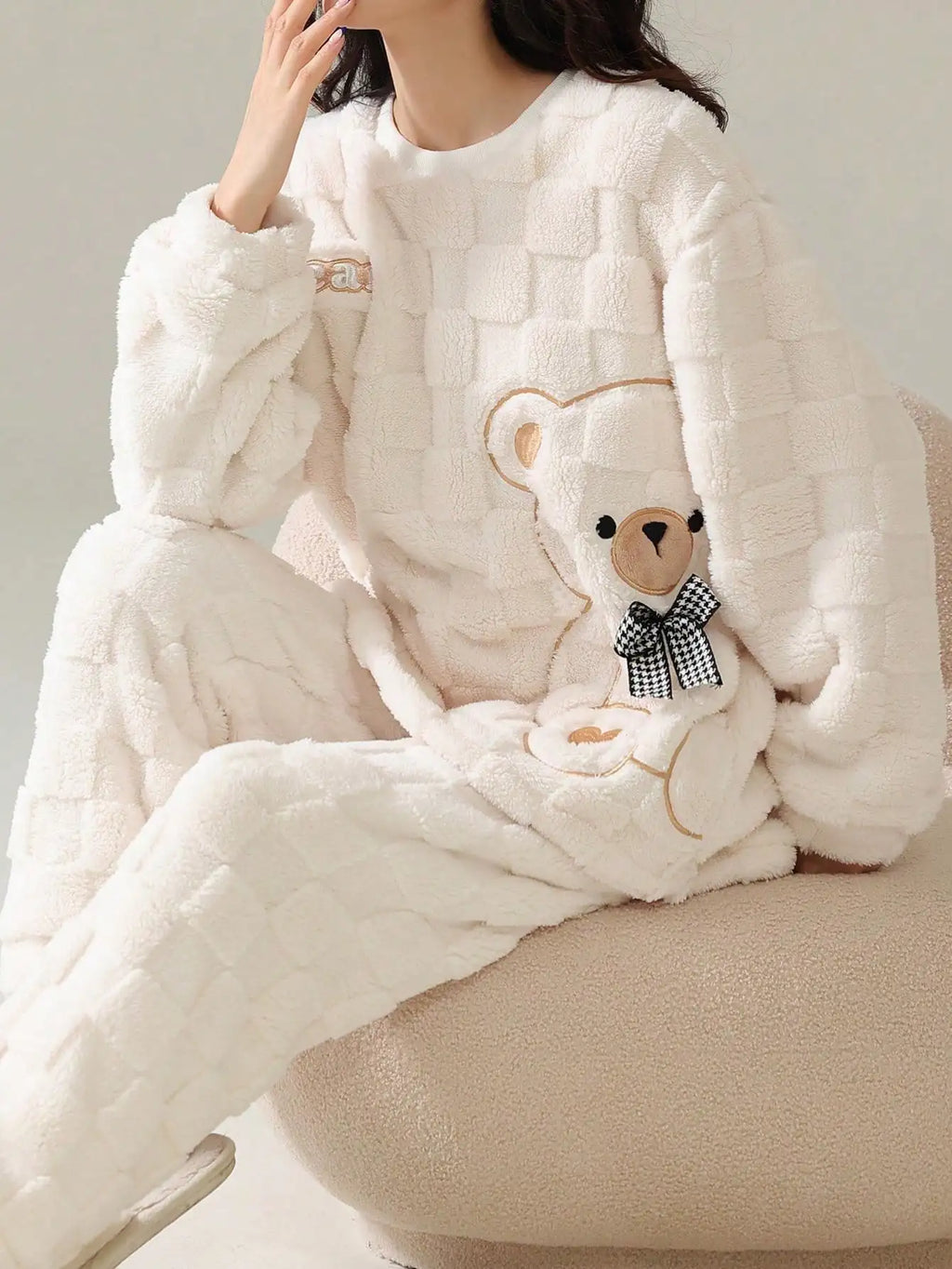 Cozy Plush Fleece Pajamas Set