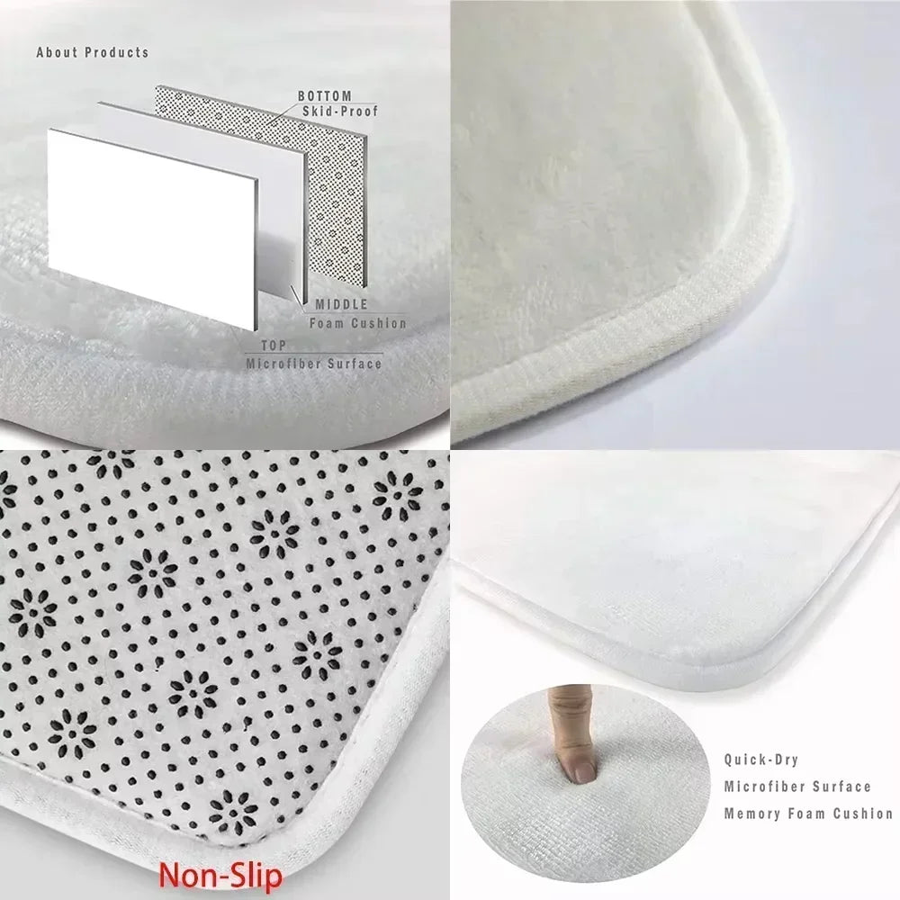 Modern Round Rug Area Minimalist Soft for Living Room Bedroom Study Room Decor Floor Mat Slip-resistant Wear-resistant Beautiful