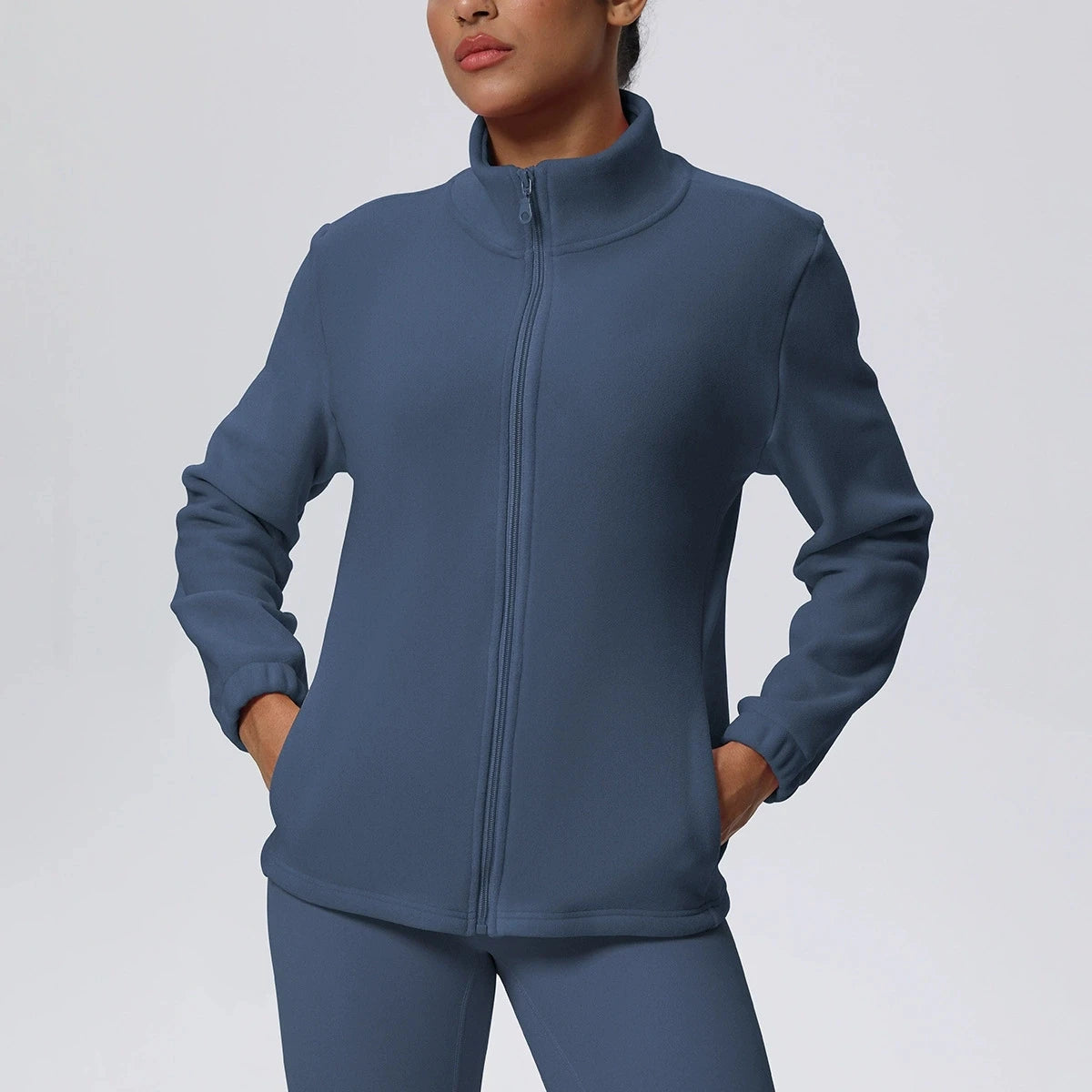 Women's Fitness Long Sleeve Sport Jacket Workout Coat Gym Training Outdoor Recreation Yoga Sportswear