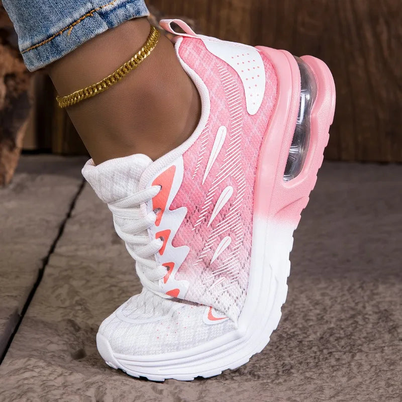 YRZL Women's Sneakers - Breathable Lightweight Running Shoes, Non-Slip Wear-Resistant Comfortable Walking Shoes