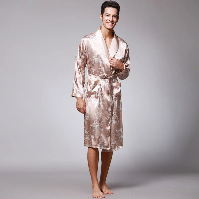 Men Summer Autumn Kimono