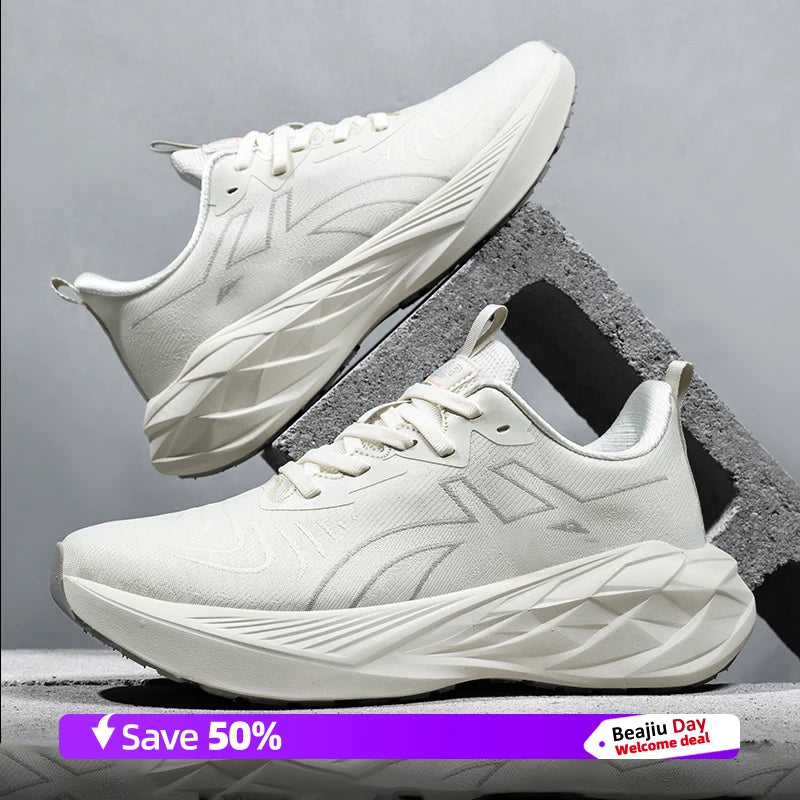 Running Shoes Training Specialty Marathon Men Sports Breathable Lightweight Comfortable Nonskid Leisure Sneakers