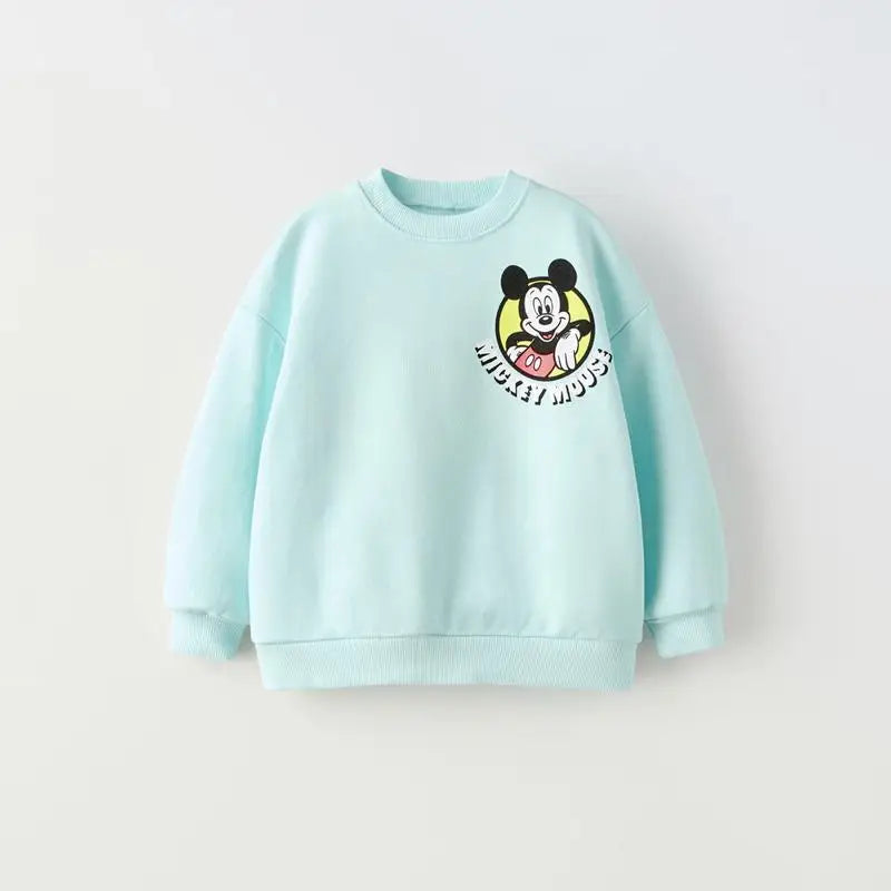 Letter Sweatshirt For Boys And Girls Long Sleeve Tops Baby 2025 Spring Autumn Wear Child New Design Printed Hoodies Outer Wear