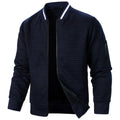 Autumn Men's Long Sleeve Zipper Jacket Stand Up Coats Sport Outdoor Sweatwear Winter Warm Baseball Collar Sweatshirts