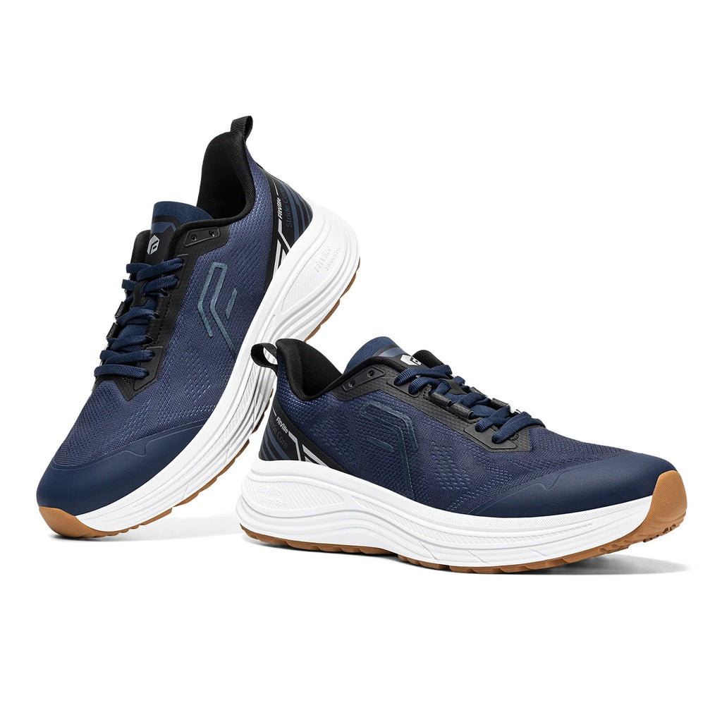 Fitville Men's Soft Running Shoes Wide Design Athletic Walking Trainers Lightweight Comfortable Sport Sneakers for Swollen Feet