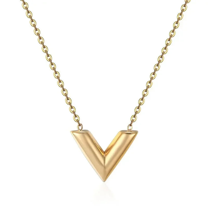 Korean Fashion V Letter