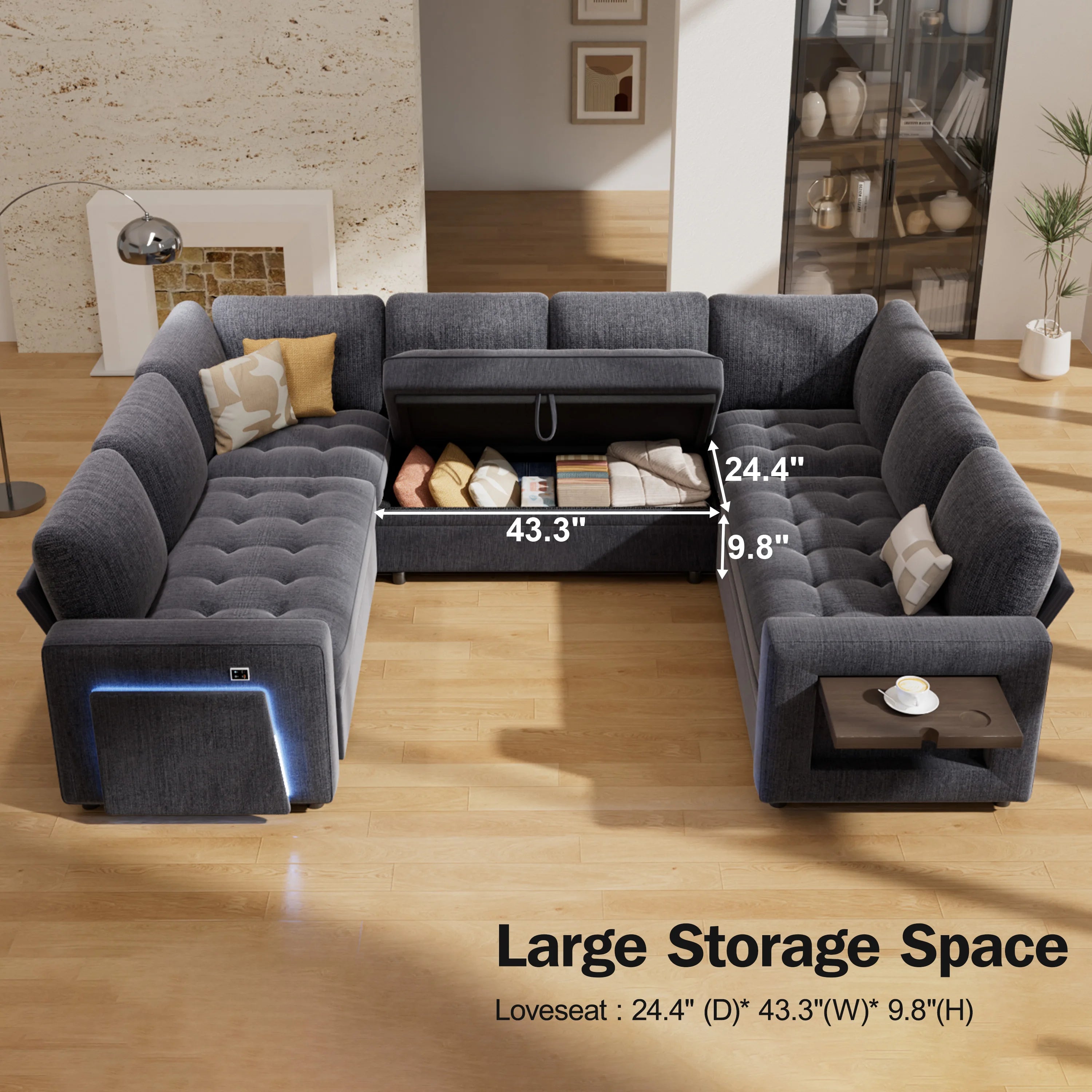 Hcore Large U-Shaped Modular