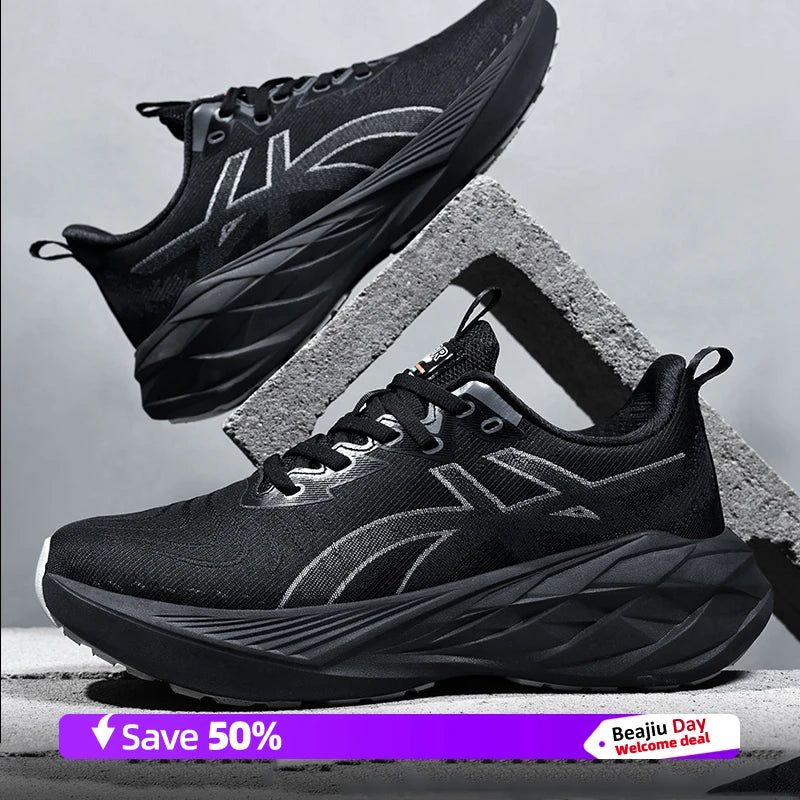 Running Shoes Training Specialty Marathon Men Sports Breathable Lightweight Comfortable Nonskid Leisure Sneakers
