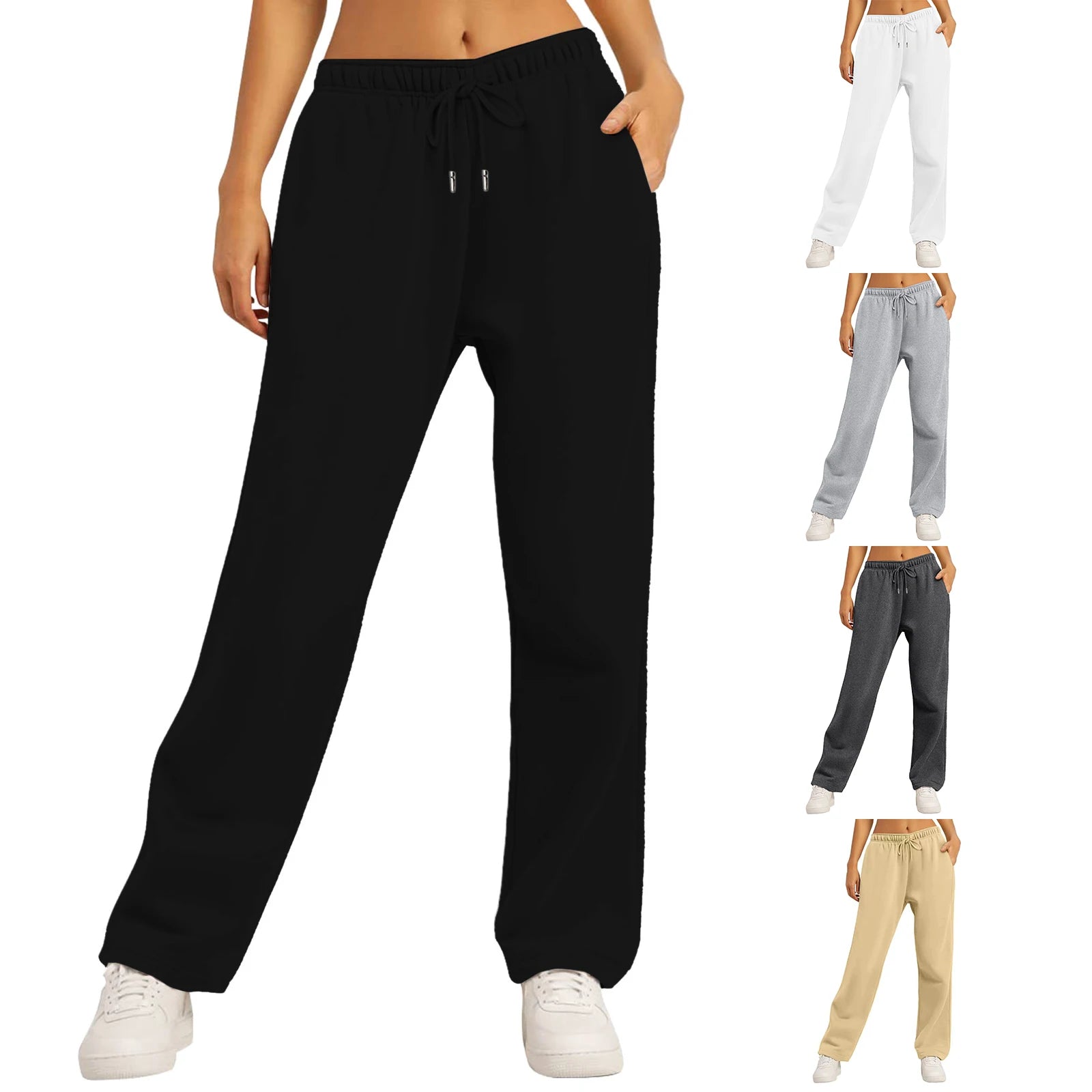 Women's Autumn and Winter Daily Fashionable Jogging Sports Pants - Korean Sports Stretch Casual Versatile Pants for Outerwear