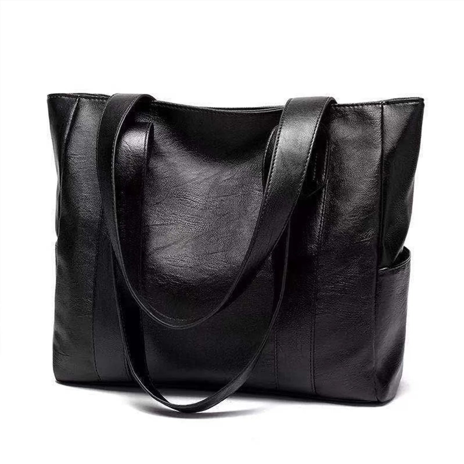 Big Soft Leather Bag Female 2025 New Tide Version Of Everything