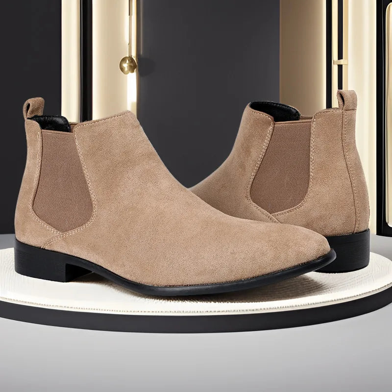 Autumn Winter Men's Chelsea Boots Fashion Men's Business Boots Plus Size 40-48
