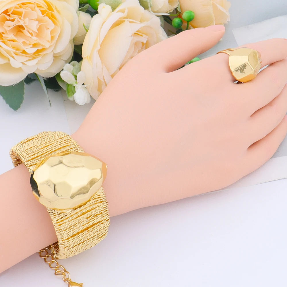 Luxury Shine Plated Jewelry Set