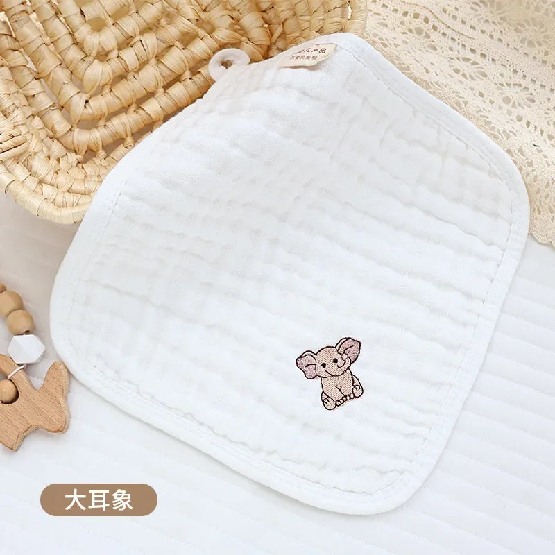 5pcs Cotton Baby Face Towel Set Soft Muslin Squares