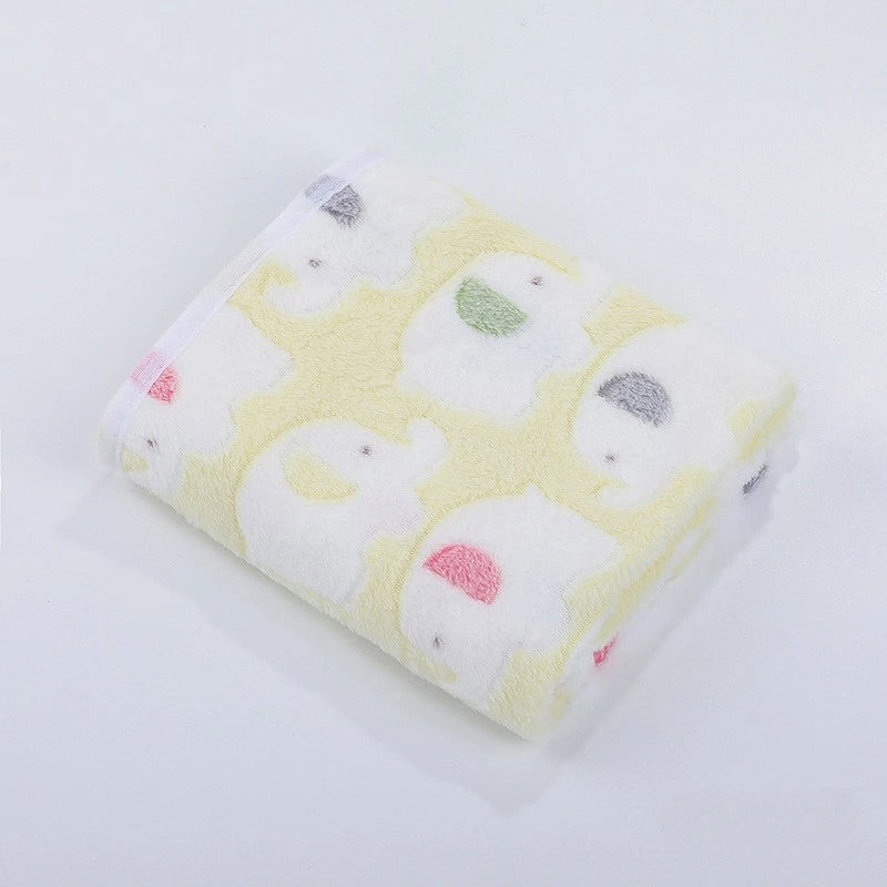 Cute Elephant Baby Blanket