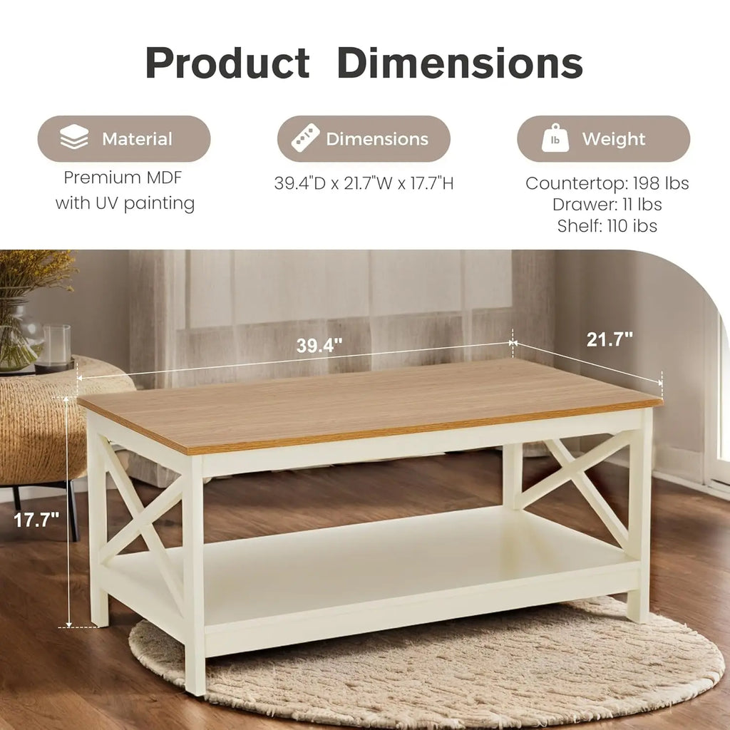 Farmhouse Coffee Table for
