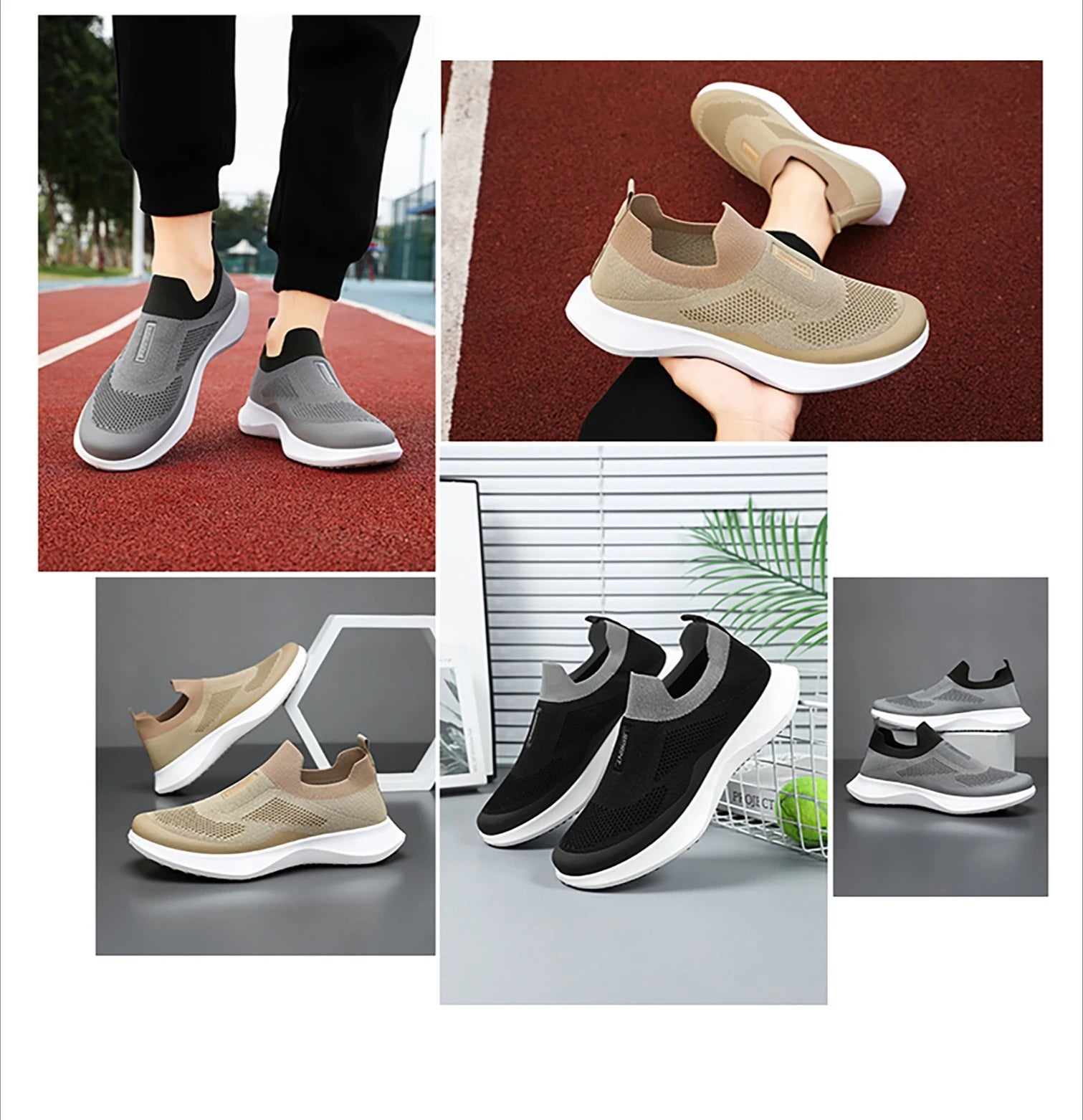 2026 Spring/Summer New Men's Versatile Casual Single Shoes Sports Shoes Breathable and Comfortable Men's Shoes