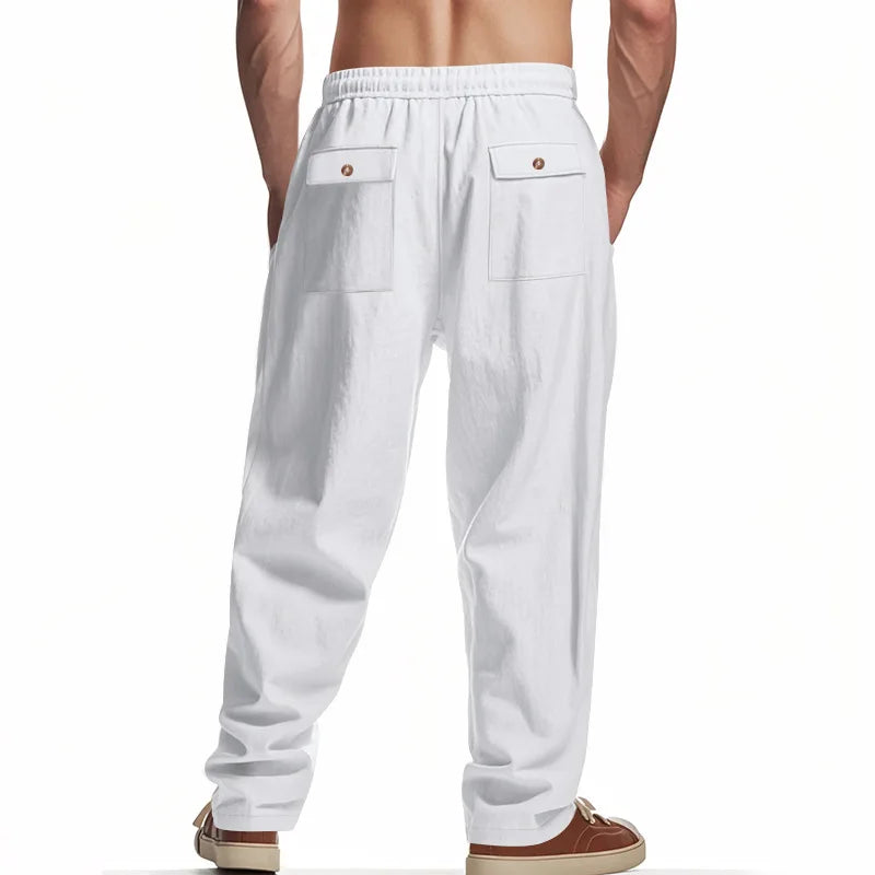 Linen Wide Leg Trousers — Summer Collection