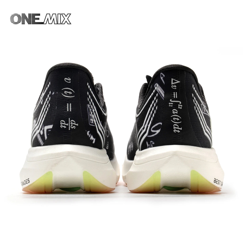 ONEMIX-Nylon Carbon Board Marathon Running Racing Shoes, Professional Stable Support, Shock-relief, Ultra-light Rebound Sneaker