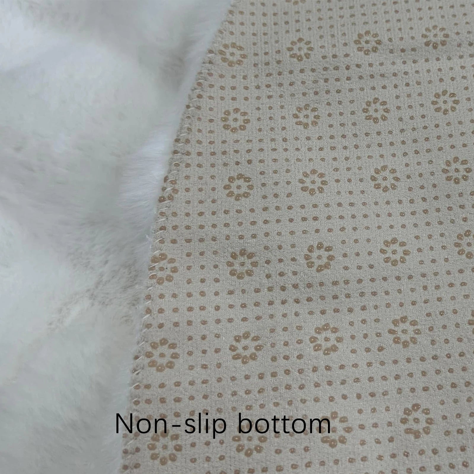 Bubble Velvet Faux Rabbit Fur Carpet Round Soft Fluffy Pet Mat Modern Living Room Decor Winter Warm Plush Kids Game Tent Mats