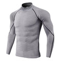 Men's Sport T-Shirt Quick Dry Bodybuilding Running Shirt Long Sleeve Compression Top Gym T-Shirt Men's Fitness Tight Rashguard