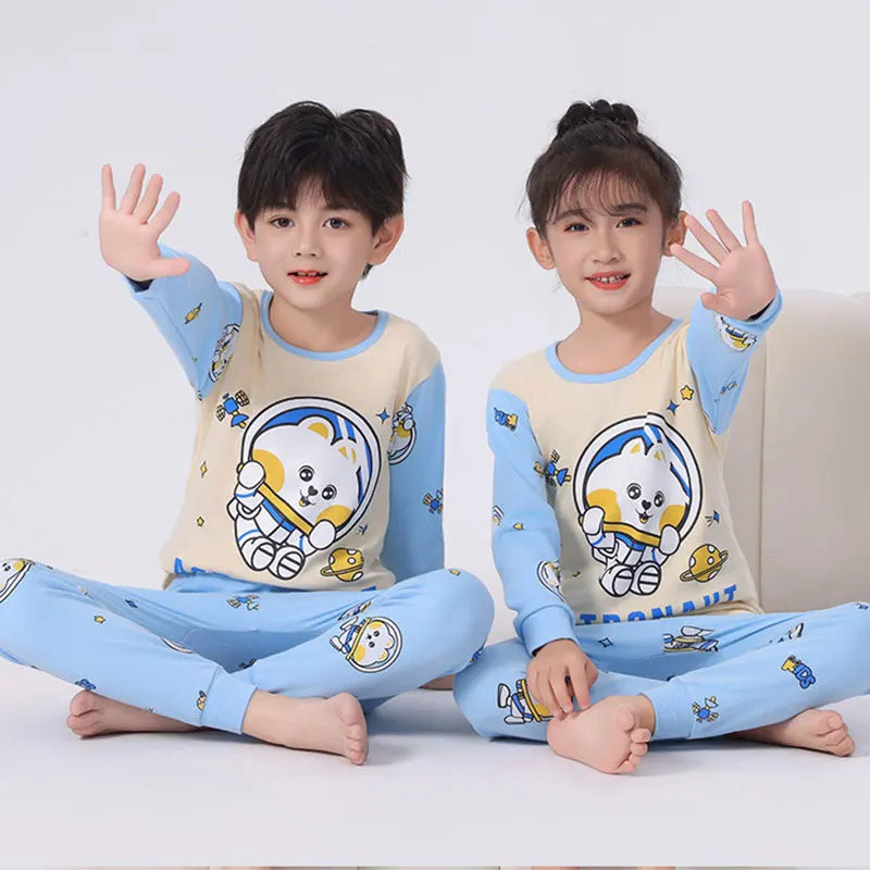 Kids Pajamas for Boys 2 3 4 5 6 7 8 9 10 11 12 13 Years Cotton Sleepwear Sets Dinosaur Pyjamas Green Children Pijamas Clothing
