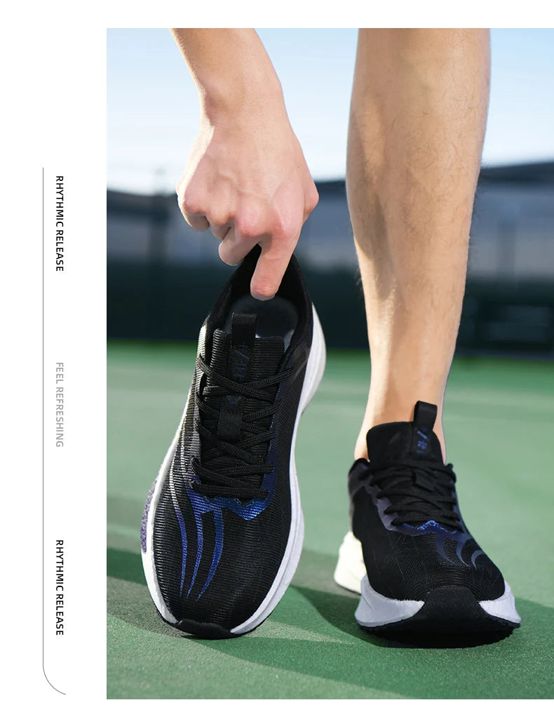 Specialty Men Running Shoes Carbon Board Sports Breathable Lightweight Women's Comfortable Athletic Nonskid Marathon Sneakers