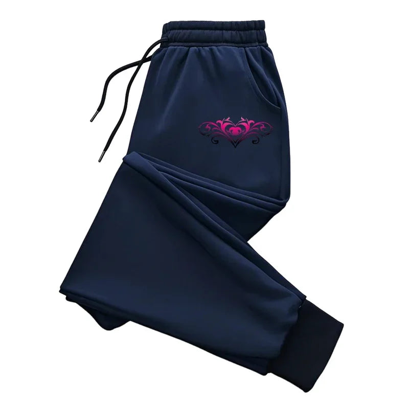 Quality Women's Sweatpants Fashion Printing Casual Street Pants Outdoors Jogging Sports Trousers Daily Office Home Woman Pants