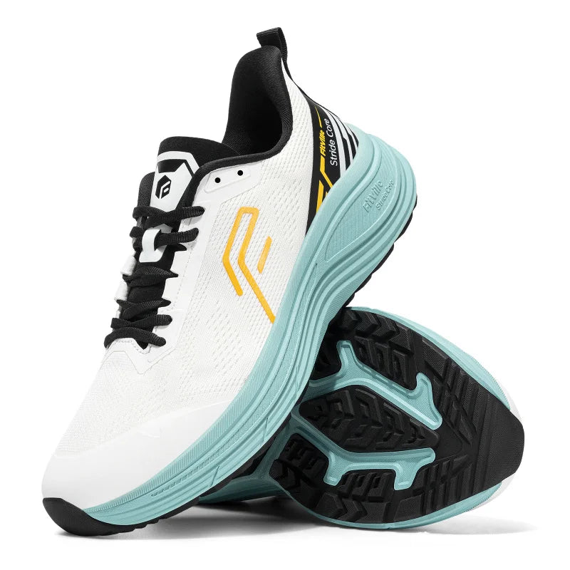Fitville Men's Soft Running Shoes Wide Design Athletic Walking Trainers Lightweight Comfortable Sport Sneakers for Swollen Feet