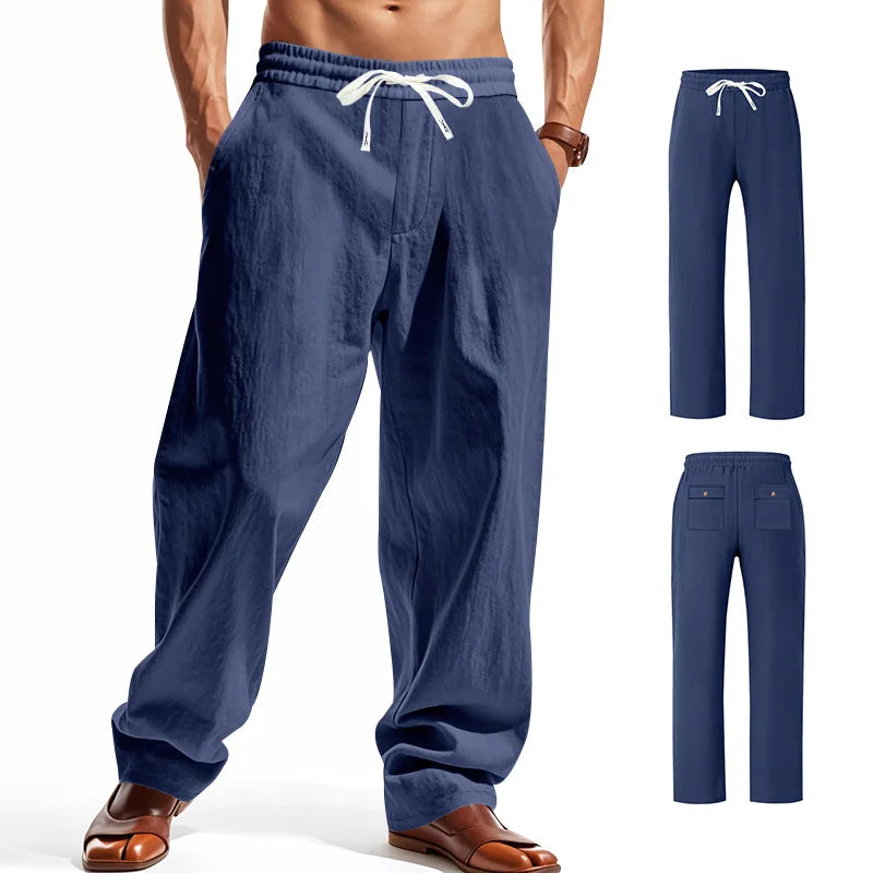 Linen Wide Leg Trousers — Summer Collection