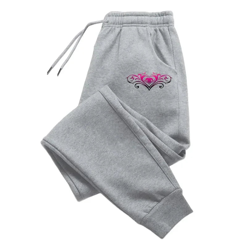 Quality Women's Sweatpants Fashion Printing Casual Street Pants Outdoors Jogging Sports Trousers Daily Office Home Woman Pants