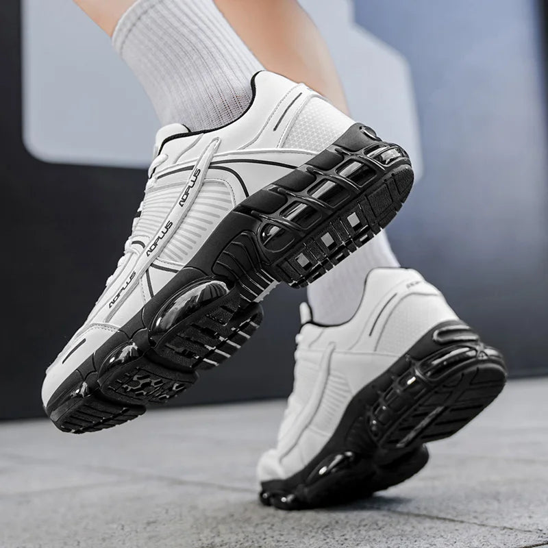 Men's Sports Shoes Light Anti-Slip Rebound Flat Bottom Outdoor Walking Leisure Shoes Autumn Fashion Versatile Running Shoes
