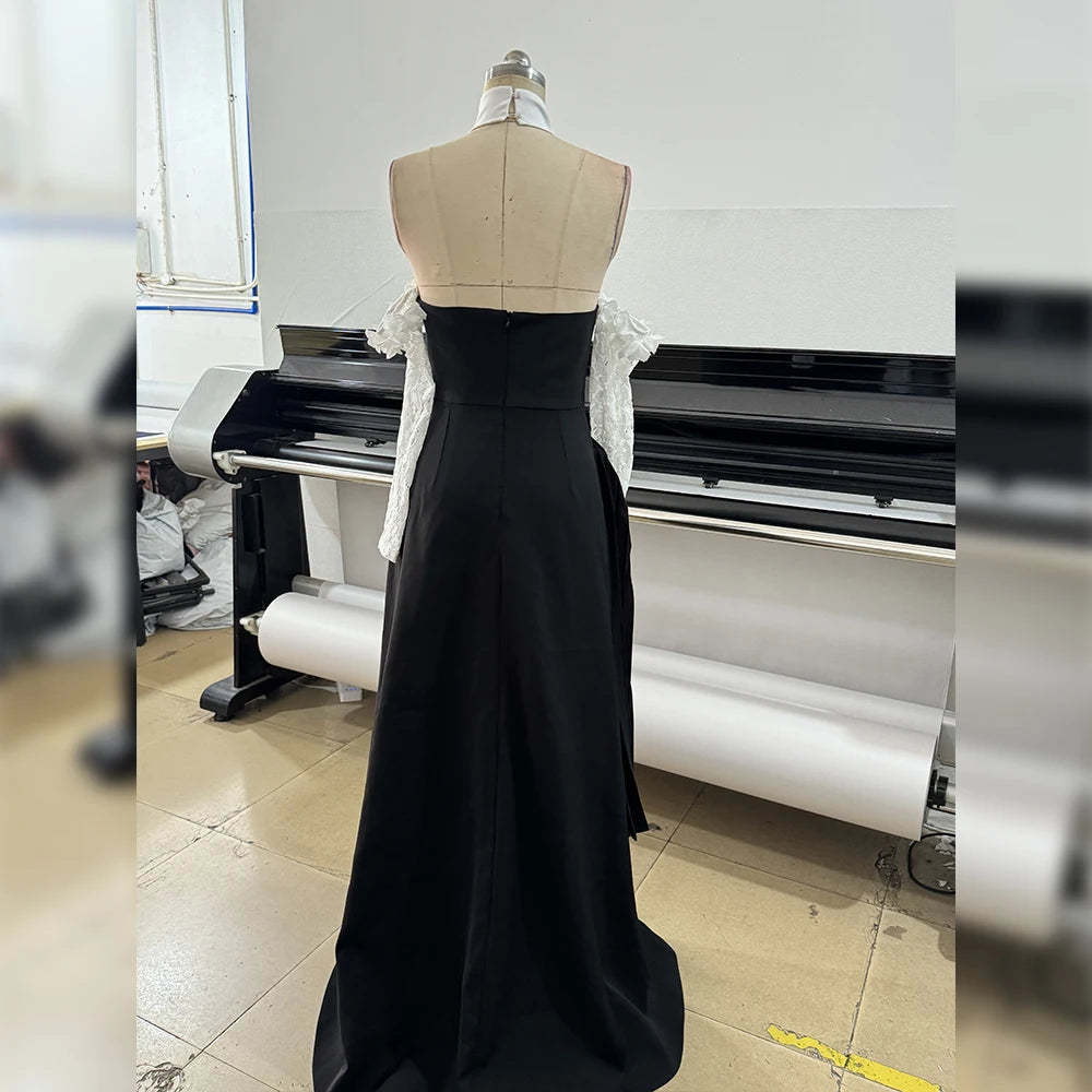 Vintage Sleeveless Halter Gown